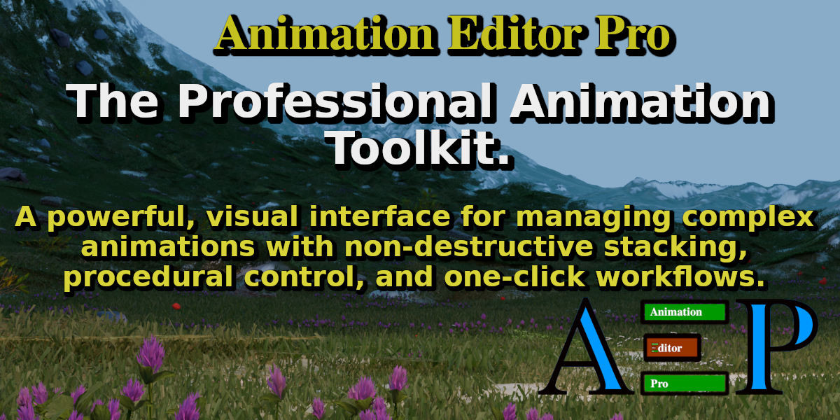 Animation Editor Pro Main Feature Image